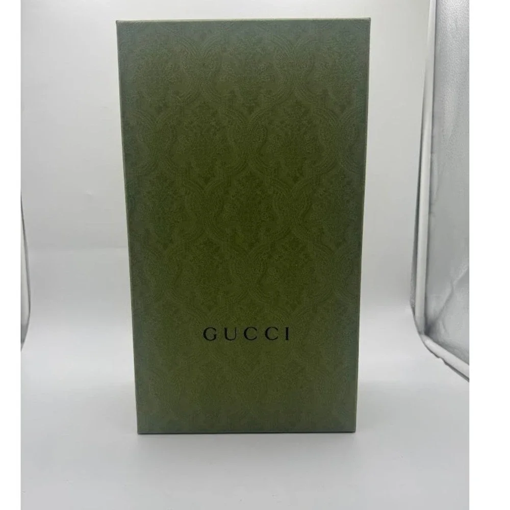 Gucci Green Damask Shoebox Replacement Storage Box 627820 J8700 6559 Size 35